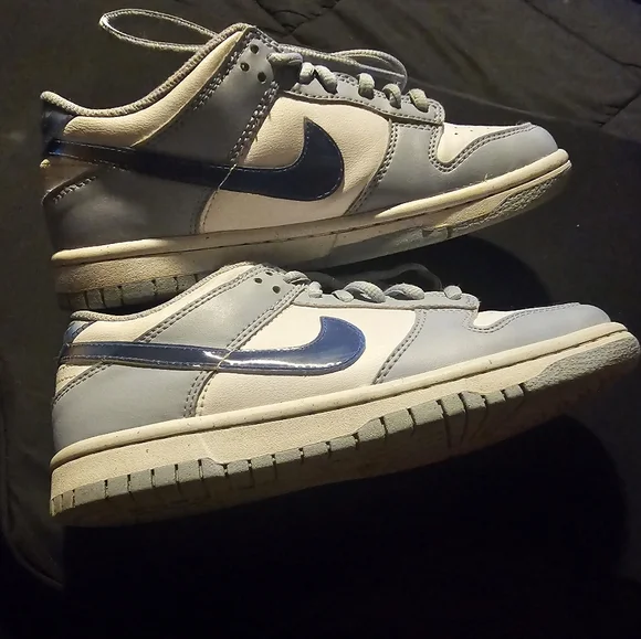 Nike Dunk Low Next Nature Blue Whisper Iridescent (GS) - Picture 8 of 12